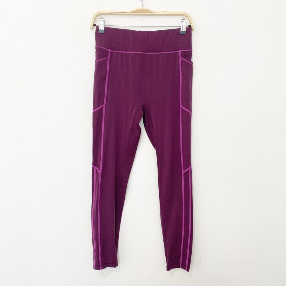 All Access Purple Side Pocket Leggings Size Medium
